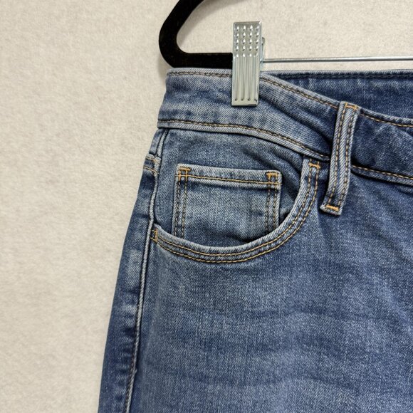 Abercrombie & Fitch Jeans Womens 30 Blue Ultra High Rise Flare Denim Stretch - Picture 5 of 13